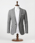 The Sterling Silk-Blend Windowpane Blazer